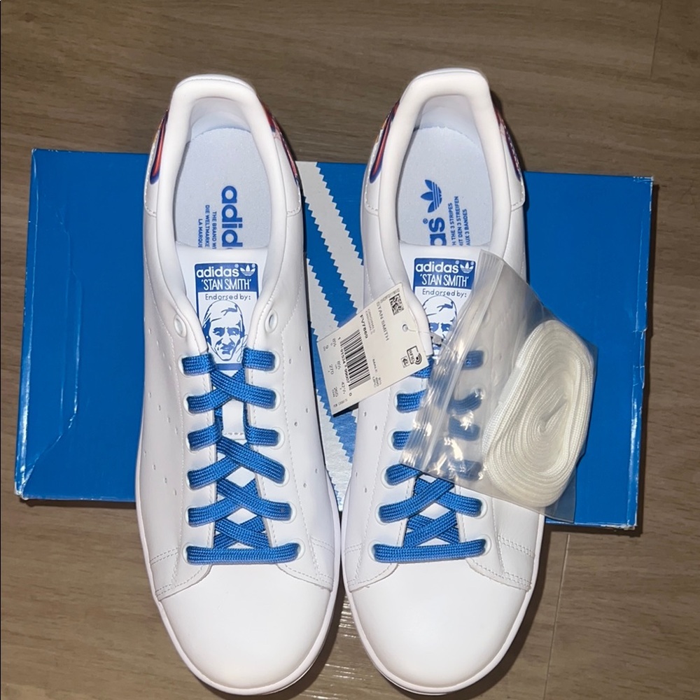 adidas Stan Smith 'Graffiti - White Bluebird' FV7869-Mens Size 9